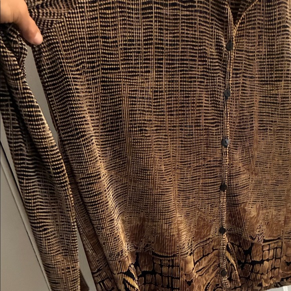 RAFAEL Brown Textured Blazer - Picture 3 of 8